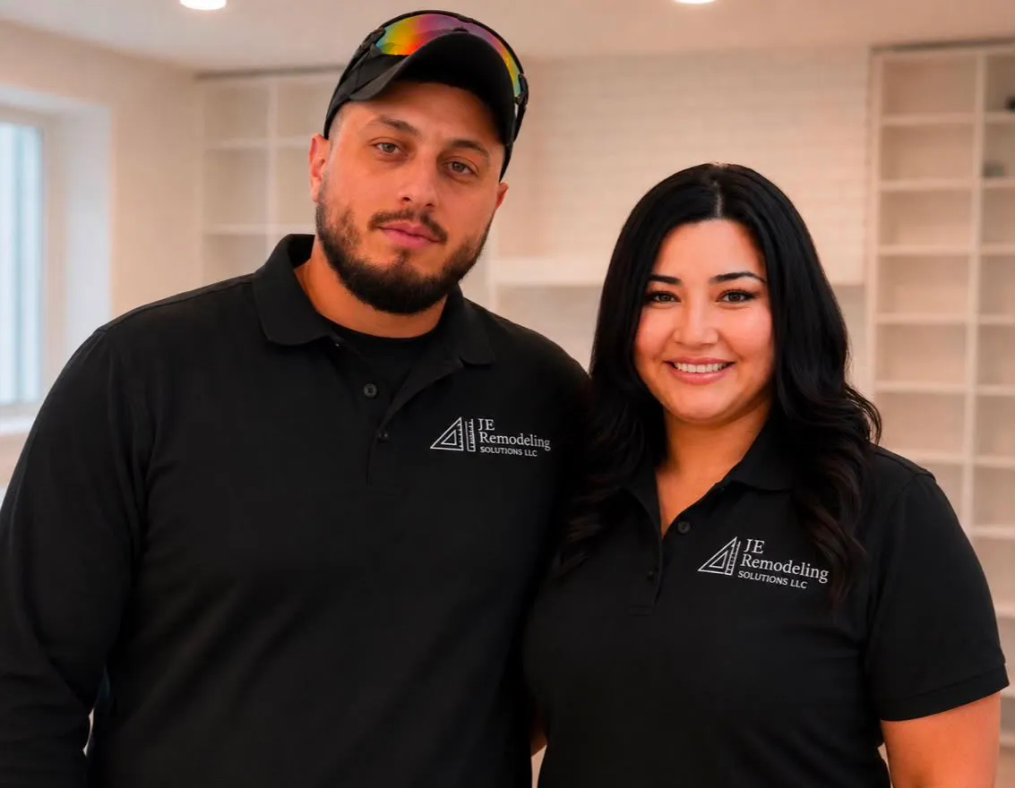 John Eric Fernandez and Reina Melendez, owners of JE Remodeling Solutions